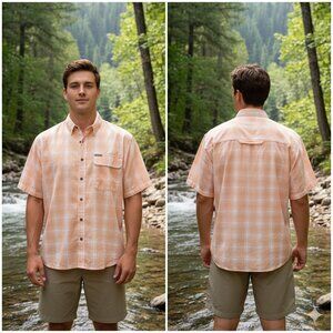 North River Outfitters mens vented shirt sz Large